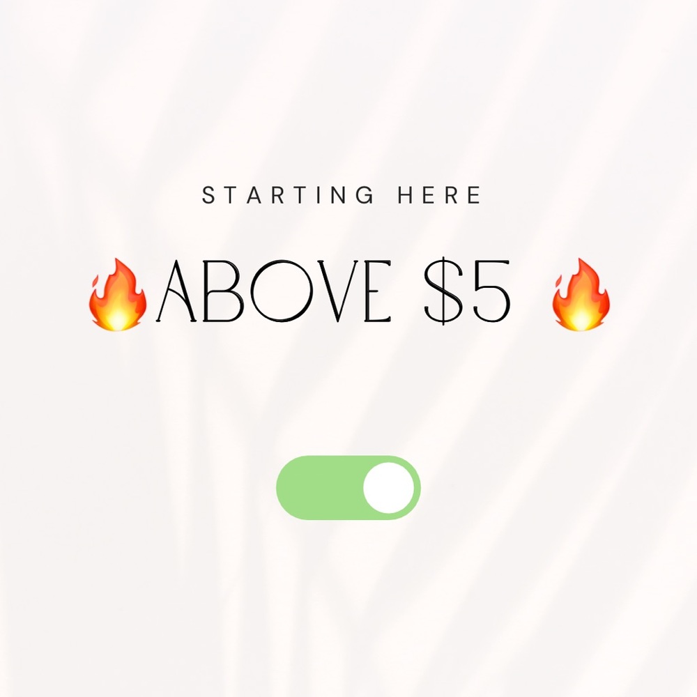 ITEMS WITH 🔥 IN THE TITLE ARE ABOVE THE $5 PRICE POINT🔥